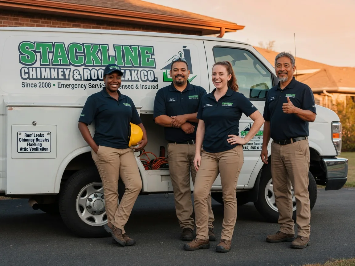 Chimney flashing repair company in Mary D, PA
